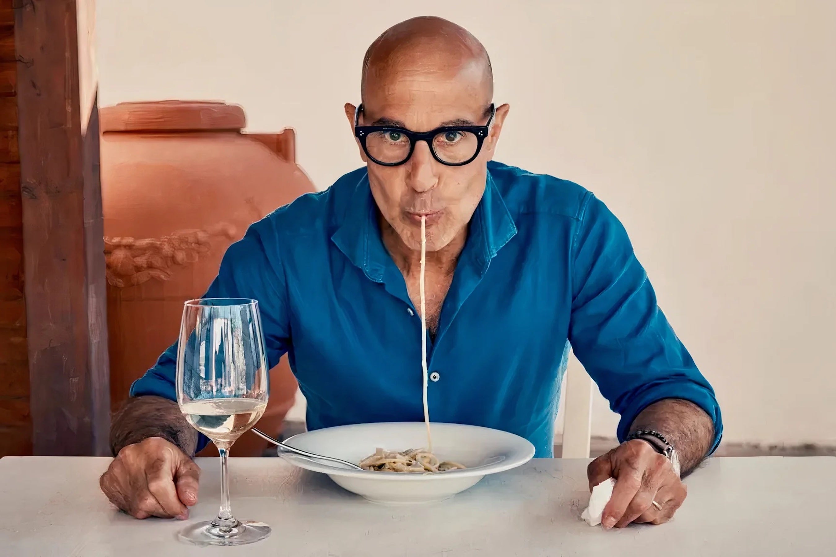 Why Everyone Wants to Dress Like Stanley Tucci This Summer